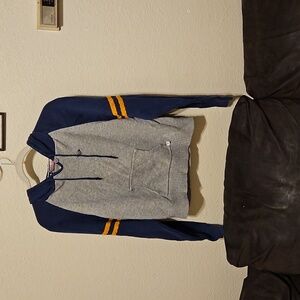 Quiksilver Navy and Gray Knit Sweater